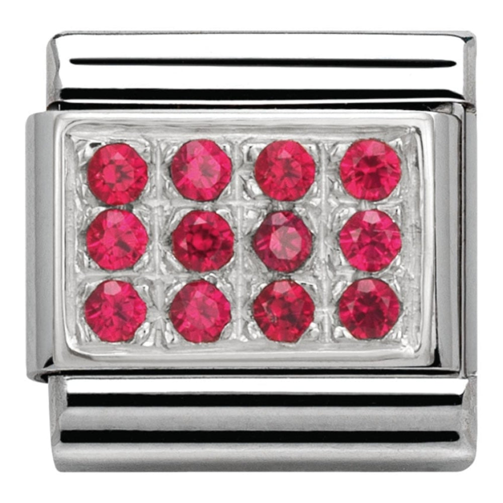 Classic Pave CZ Red Link