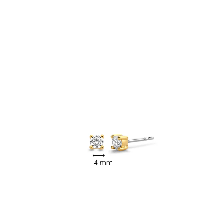 Gold Plated CZ Set Ear Stud