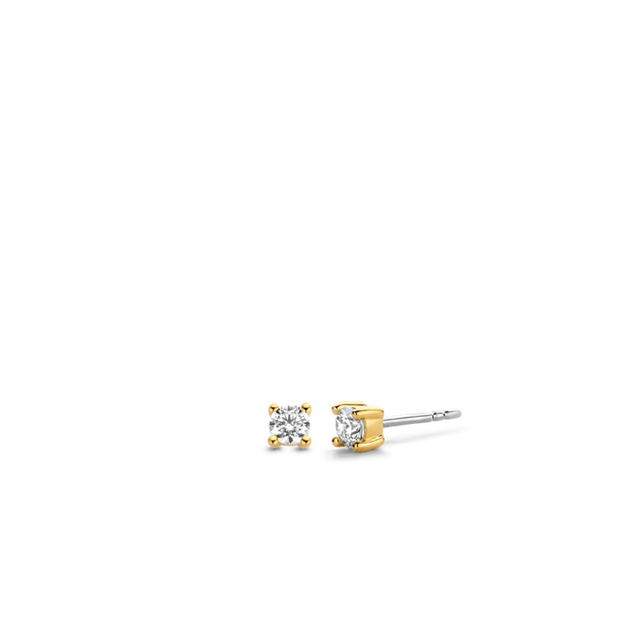 Gold Plated CZ Set Ear Stud