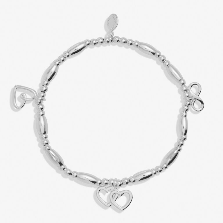 Life's A Charm 'Friendship' Silver Plated Bracelet
