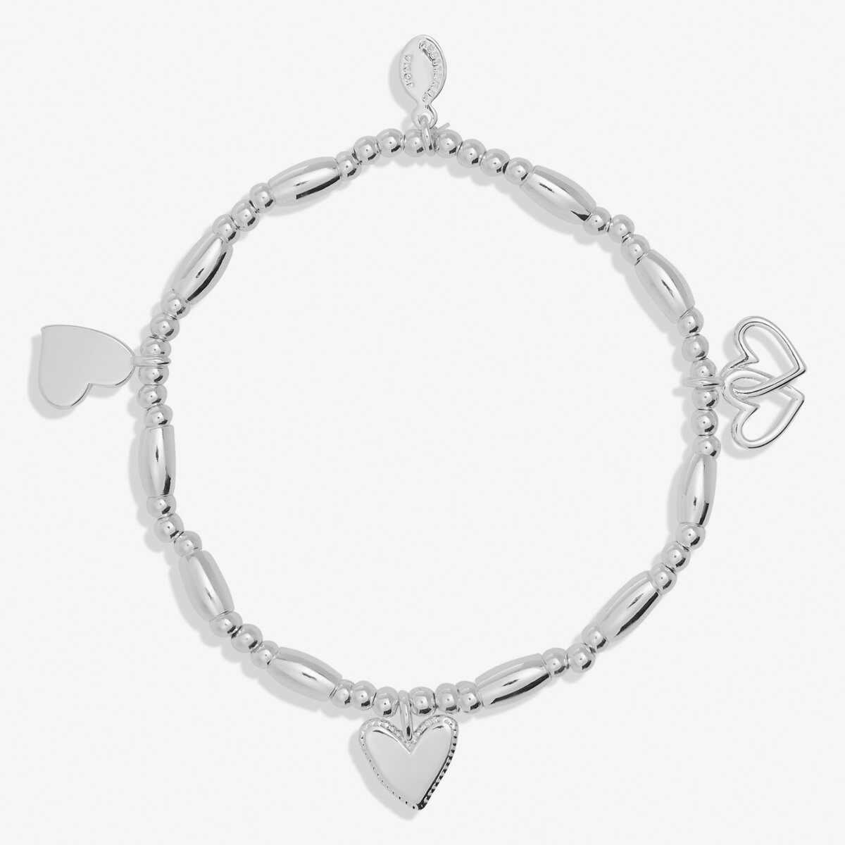 Life's A Charm 'Love' Silver Plated Bracelet