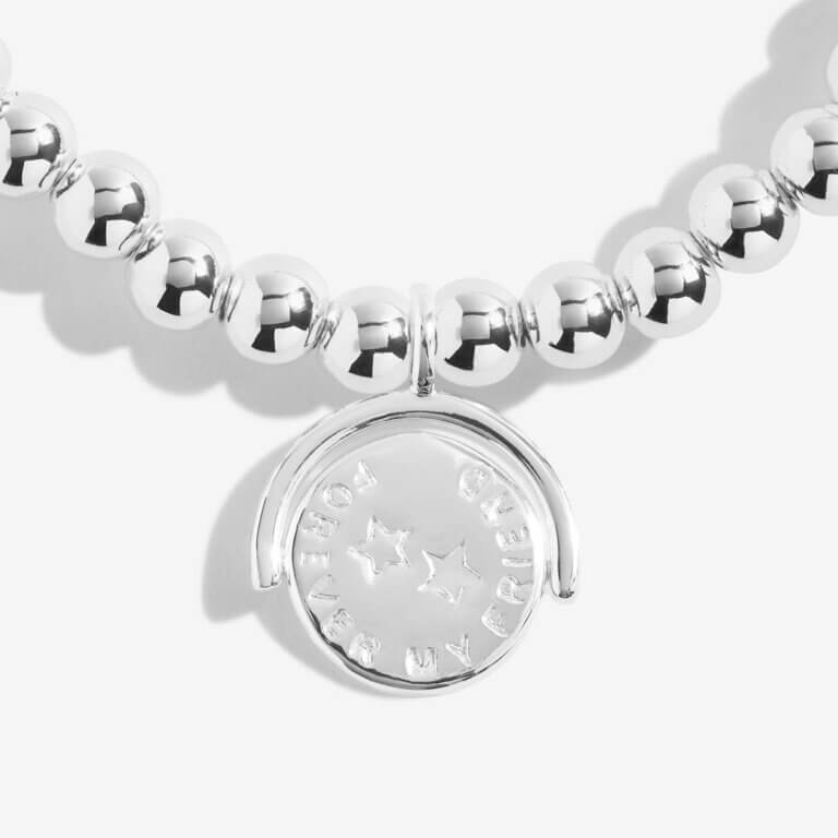Spinning Boxed A Little 'First My Sister Forever My Friend' Bracelet