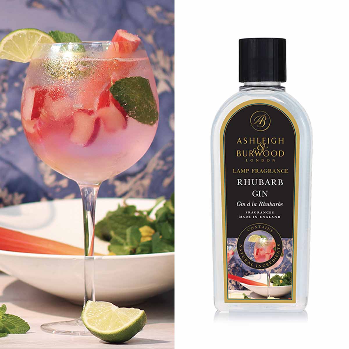Rhubarb Gin 500ml Lamp Fragrance