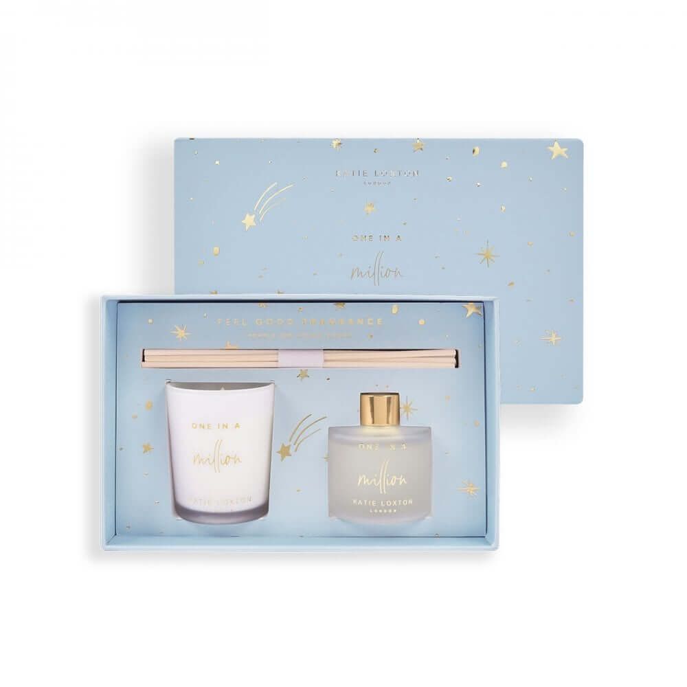 Sentiment Mini Fragrance Set | One In A Million | Star Print | Sweet Pomelo & Lychee Flower