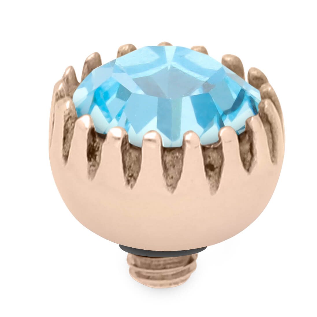 London Small (Rg/P) 8mm Aqua Bohemica Top