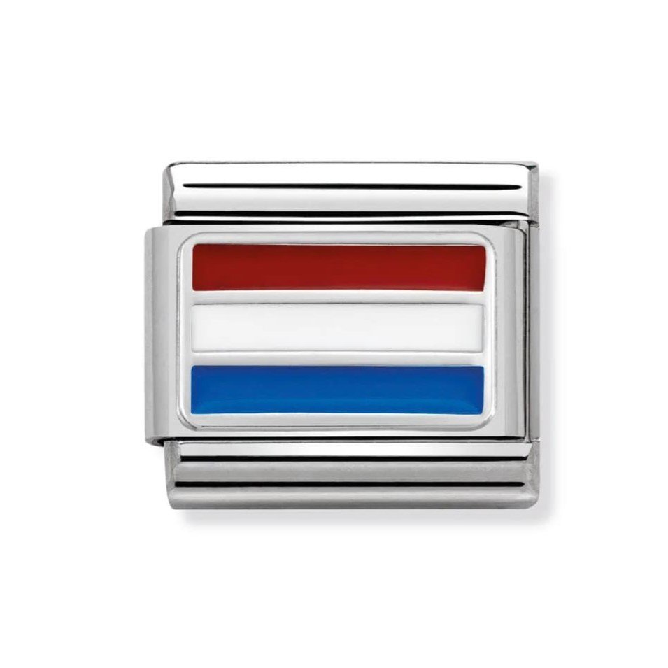 Composable Classic Holland Link In Enamel & 925 Silver