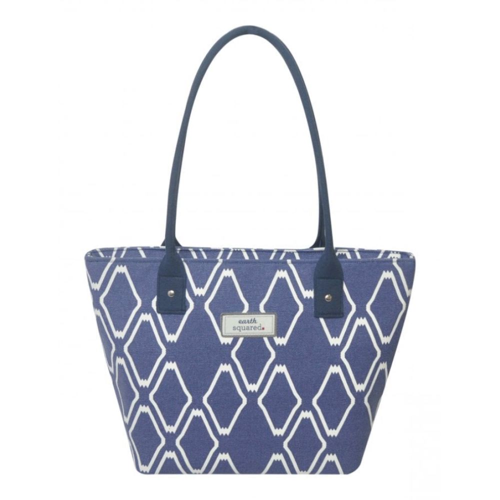 Blue Canvas Tote Bag