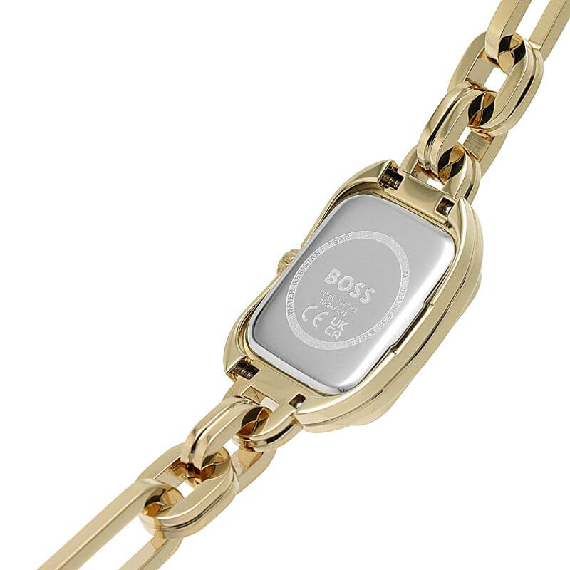 Hailey Gold Dial Gold Plated Bracelet Strap Ladies Watch