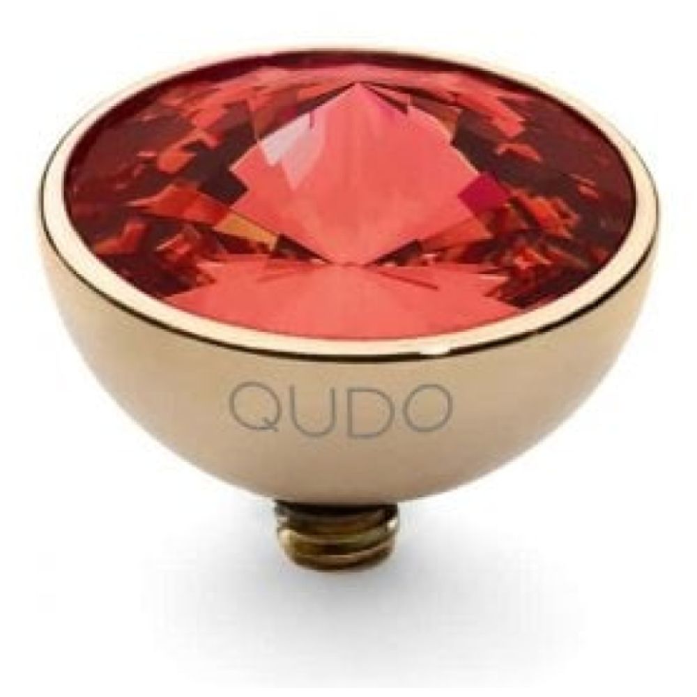 Famosa Gold 11.5mm Bottone Ring Top Light Siam