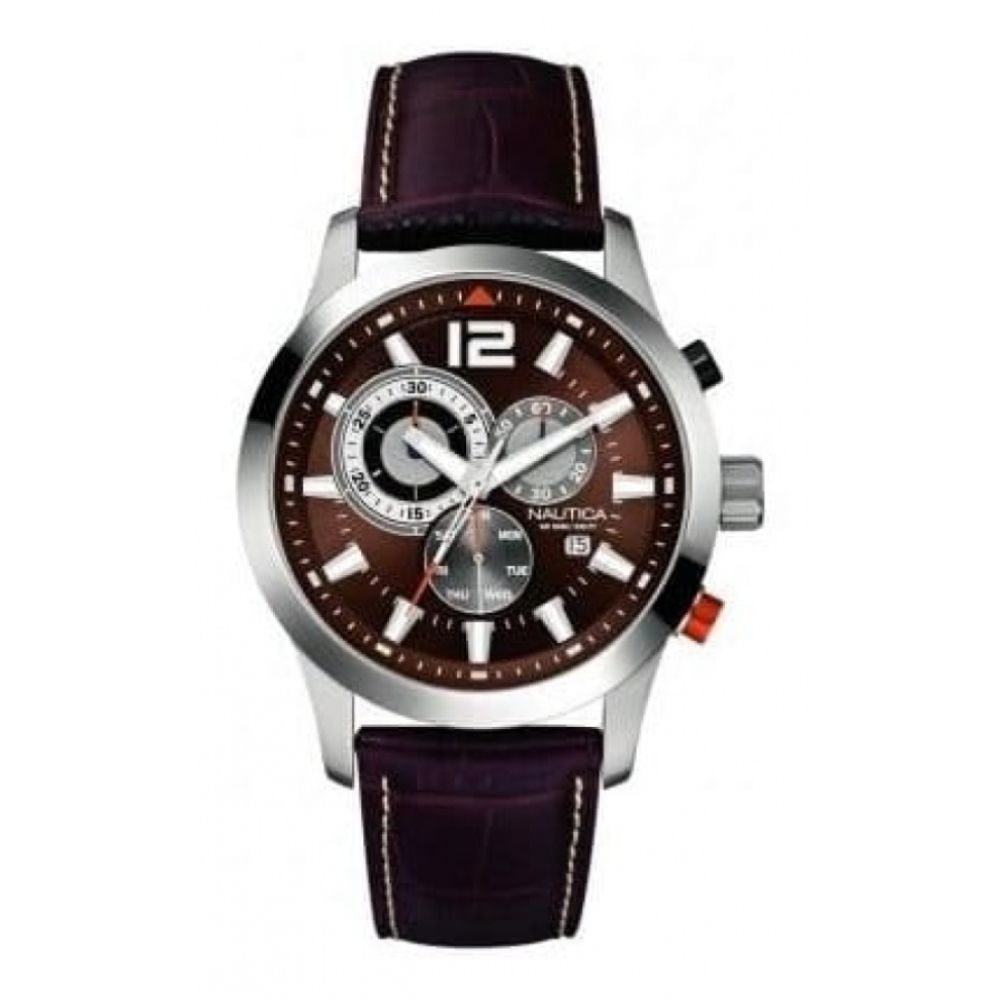 Gents NCS Leather Chronograph Strap Watch