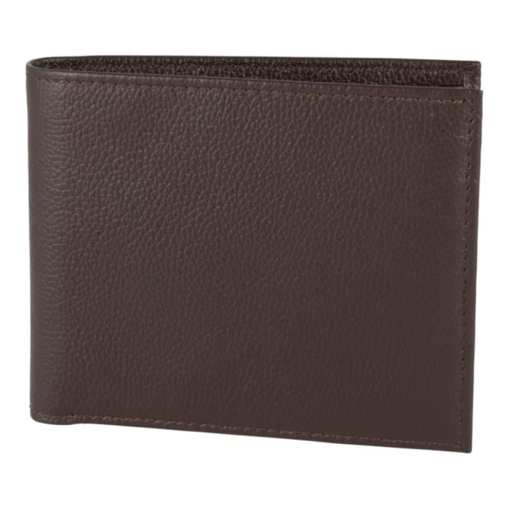 Leather Wallet with Yacht lining -Brown