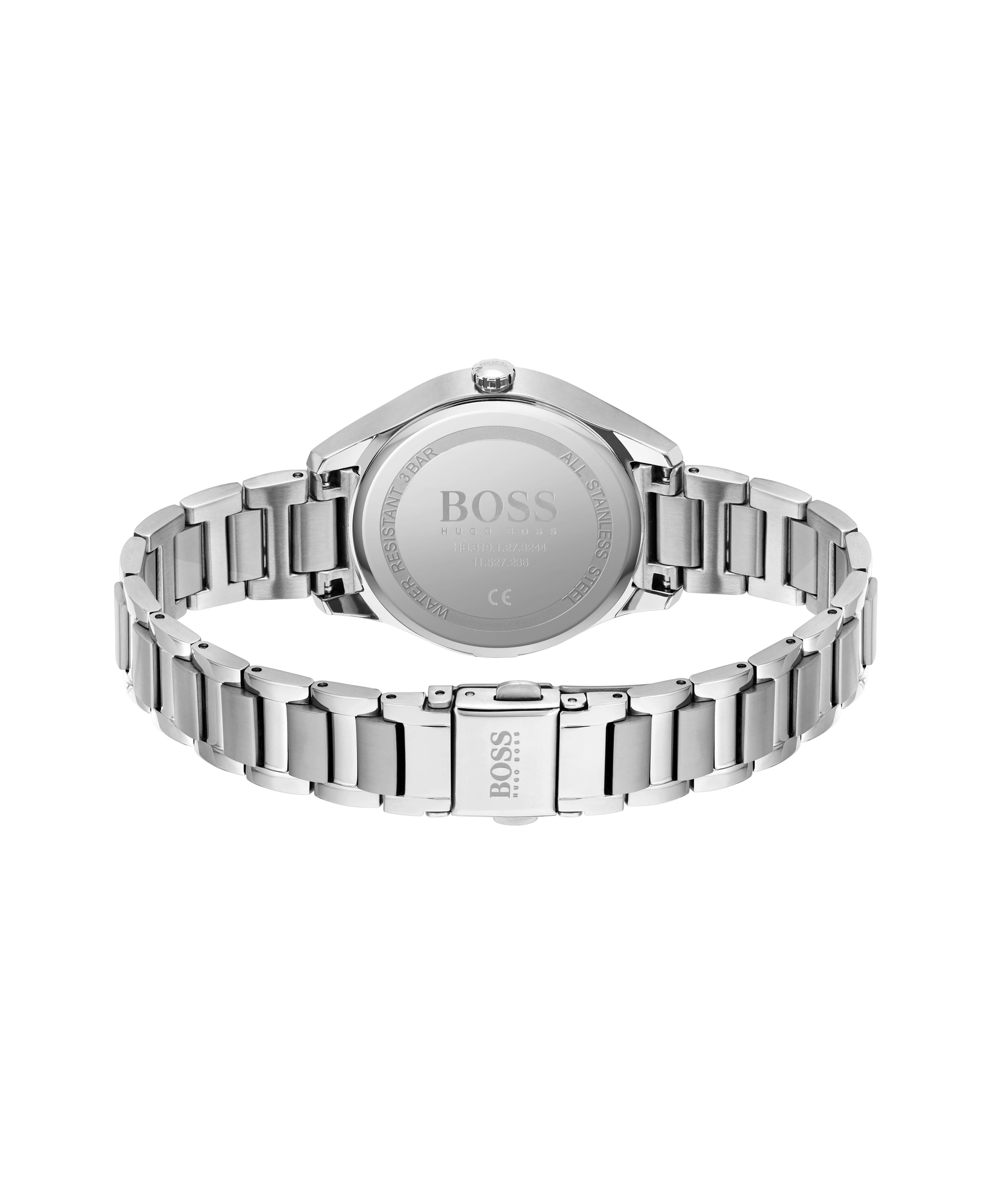 Grand Course Stainless Steel Blue Multifunctional Dial Ladies Watch