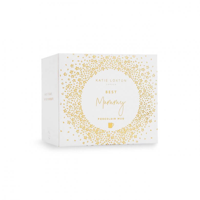 Boxed Porcelain Mug | Best Mummy| White And Gold