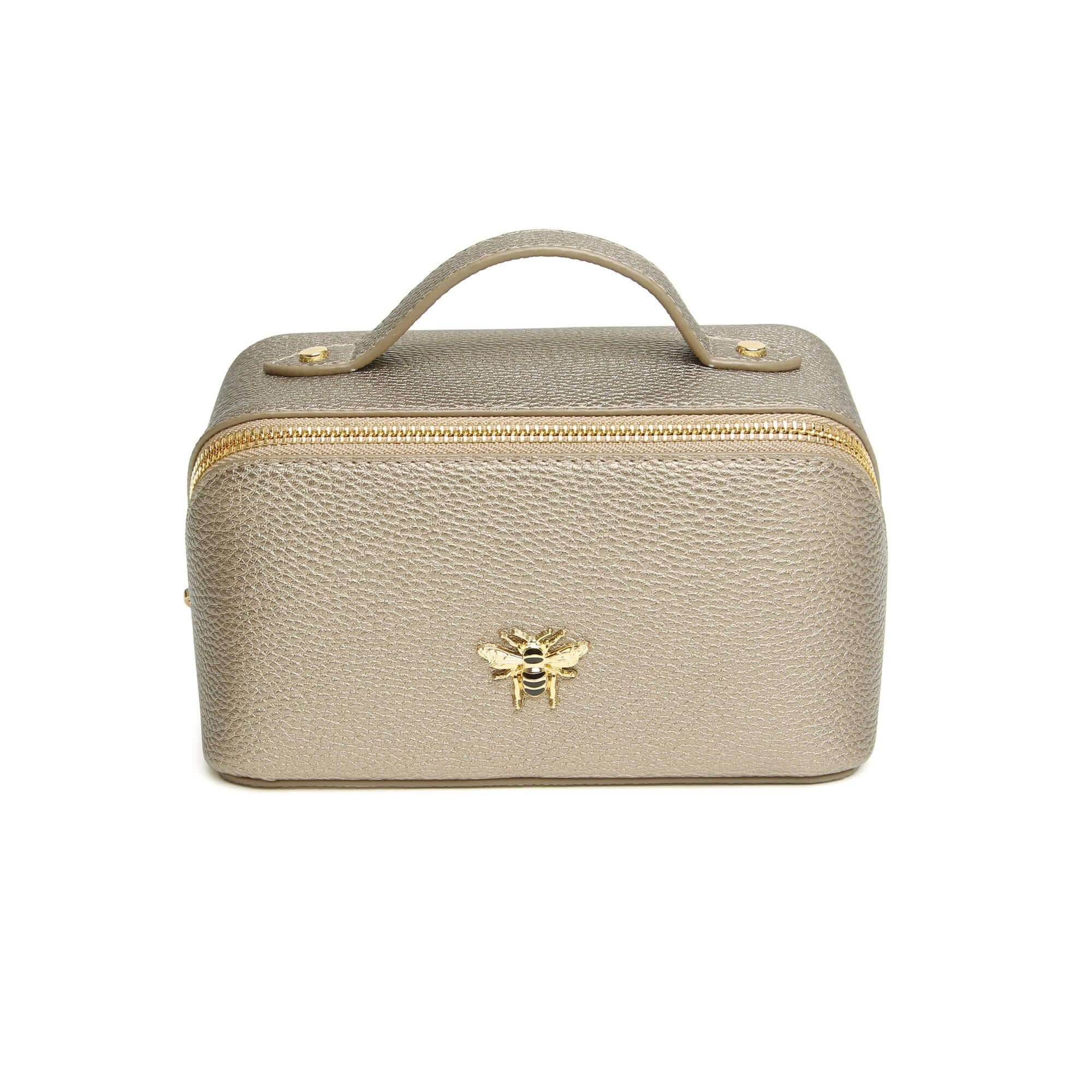 Mini Train Case In Bronze