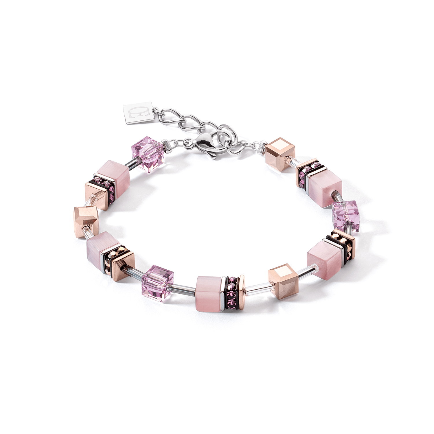 GeoCUBE Iconic Monochrome Lilac Bracelet