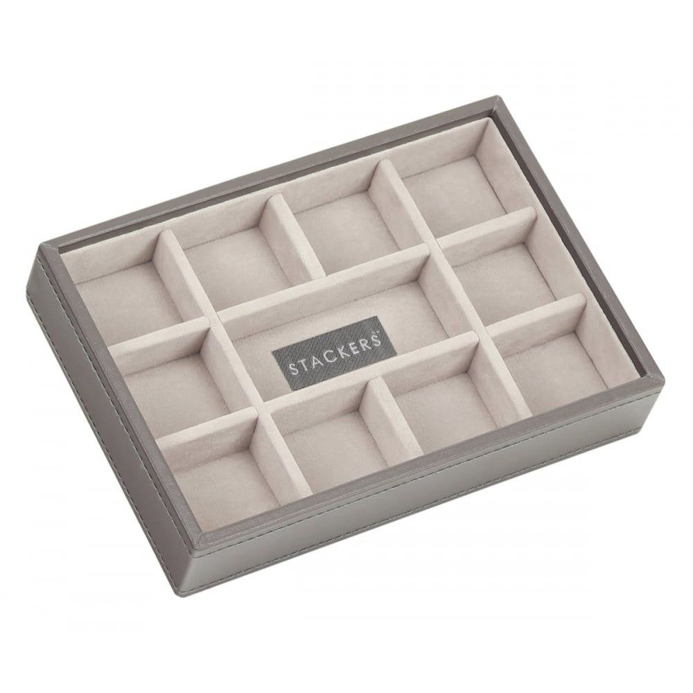Mink Leather Mini 11 Section Stacker Box