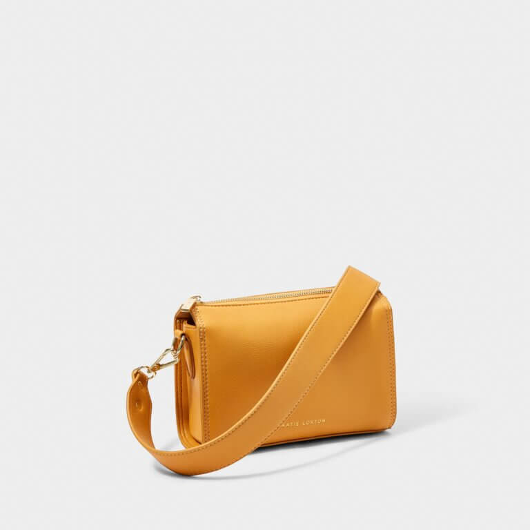 Zana Crossbody Bag | Dark Amber | 15cm X 21cm X 6cm