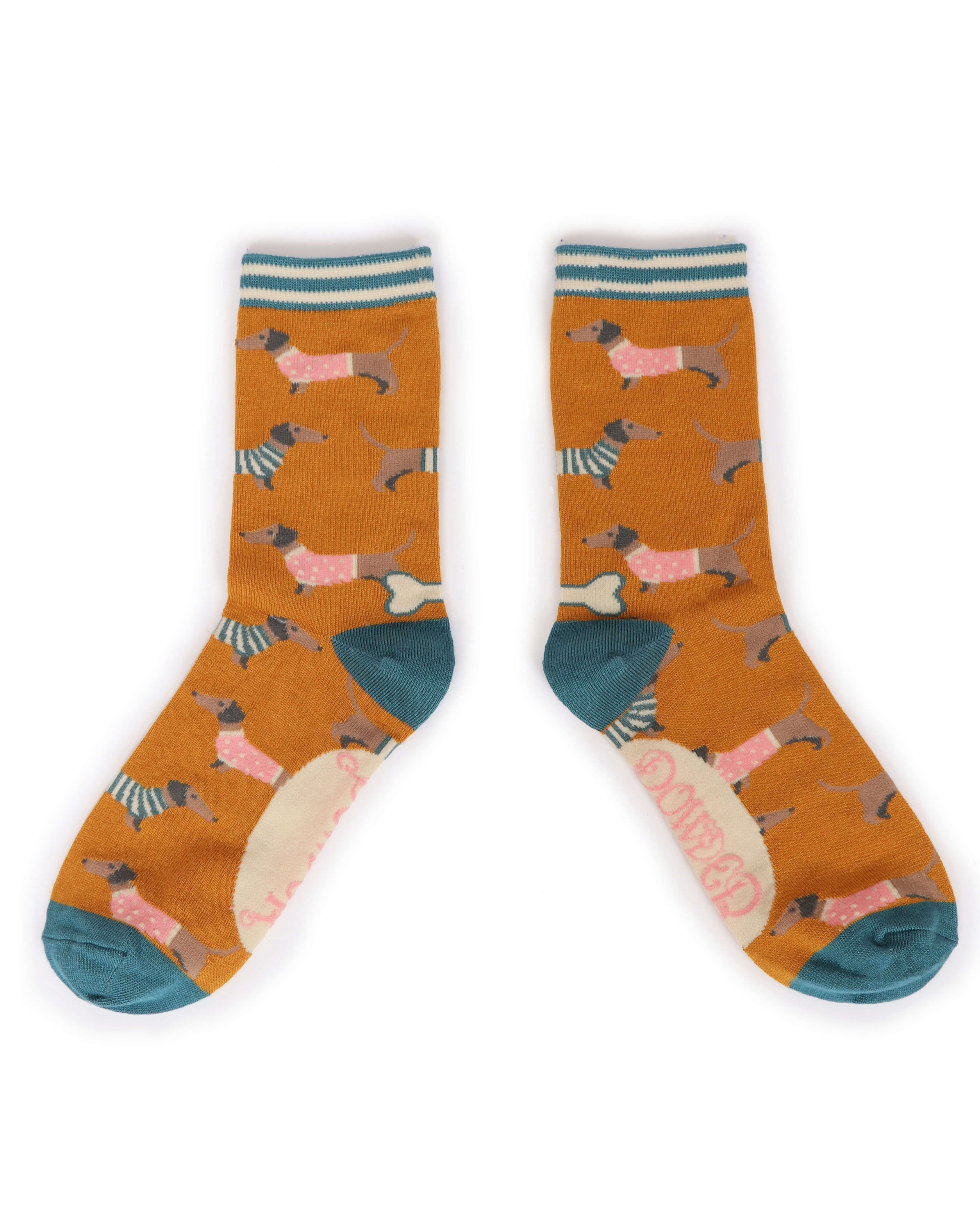 Jumper Sausage Dog Ankle Socks