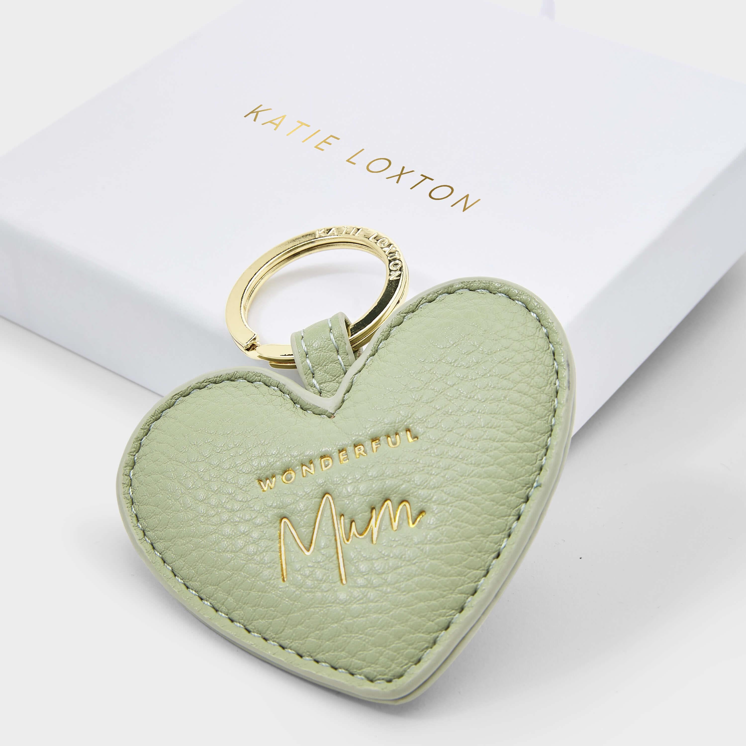 Beautifully Boxed Heart Keyring | Wonderful Mum