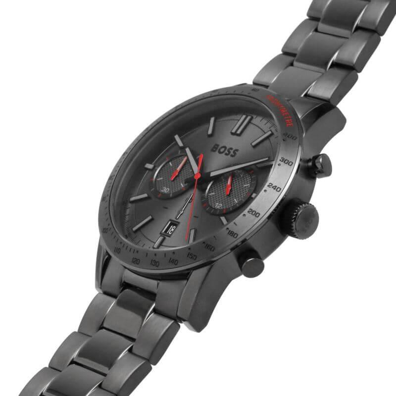 Allure Grey Dial Grey Stainless Steel Bracelet Gents Watch