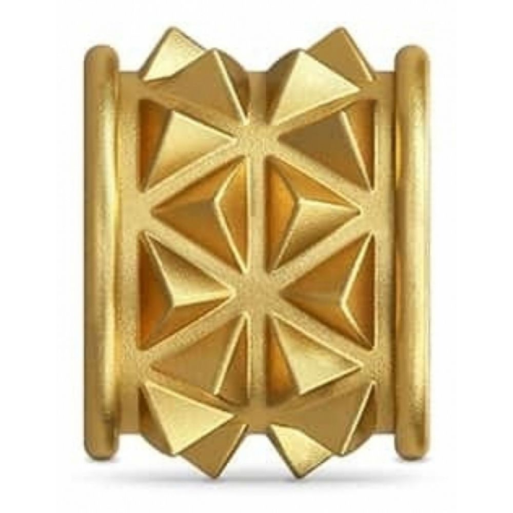 Gold Pyramid Spike Charm
