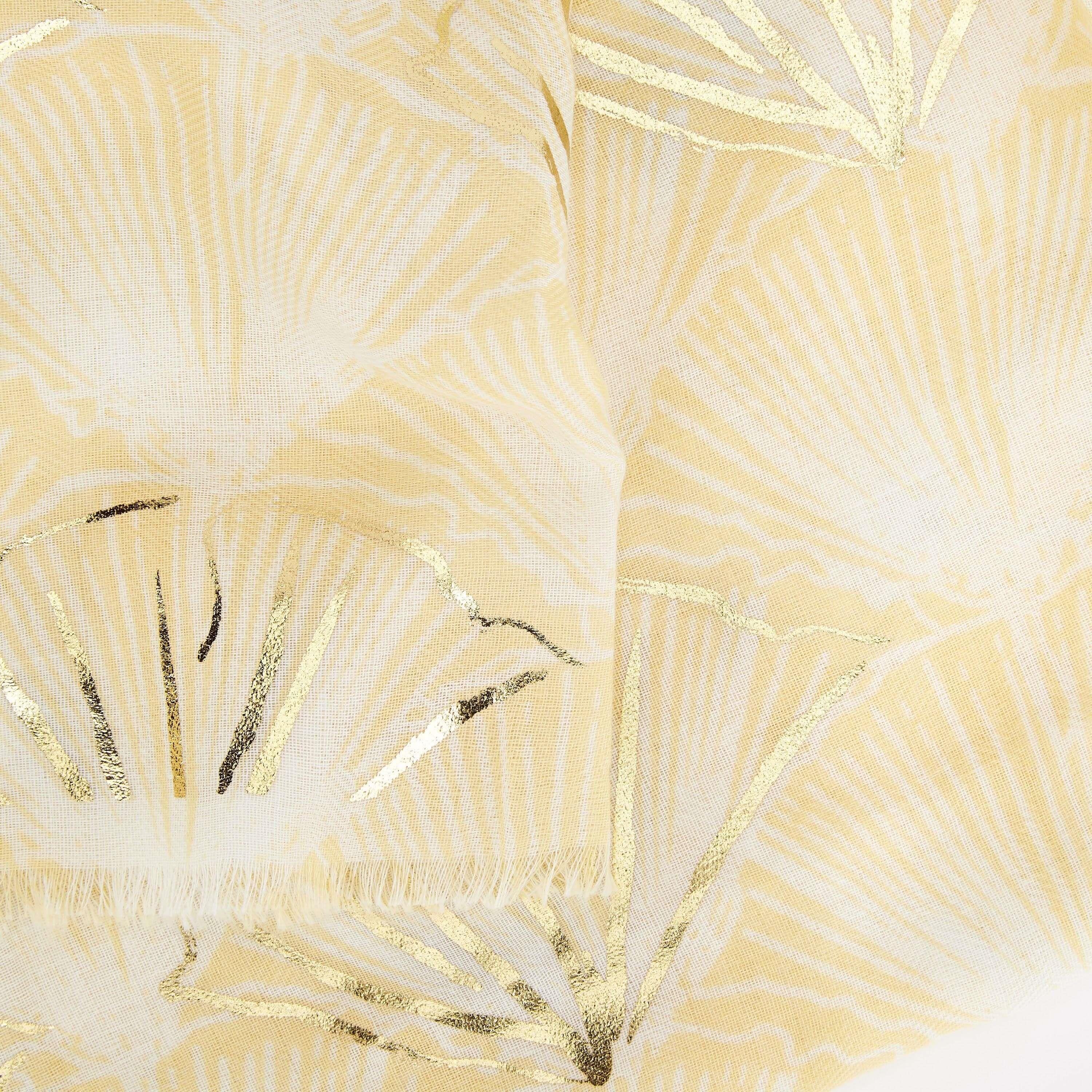 Shell | Yellow/ White/ Gold | 184 X 86cm