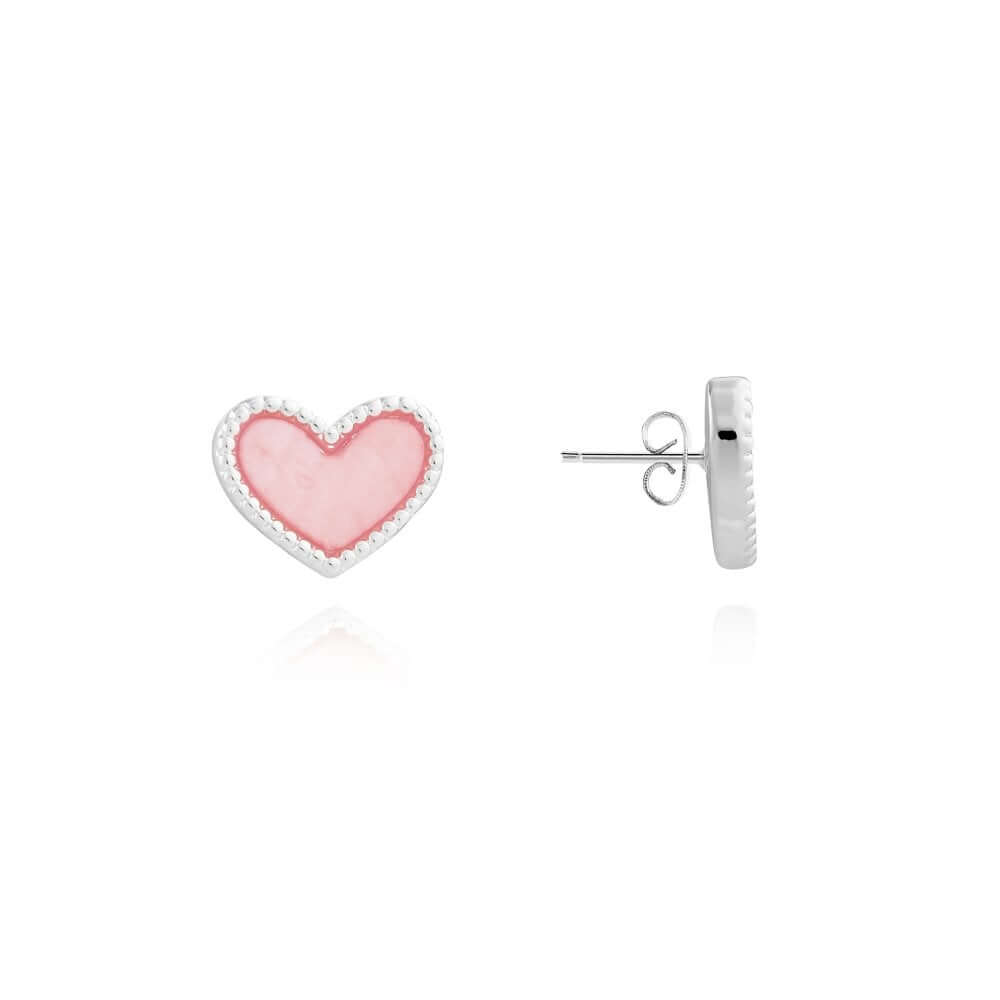 Treasure The Little Things Love Love Love Silver Earrings
