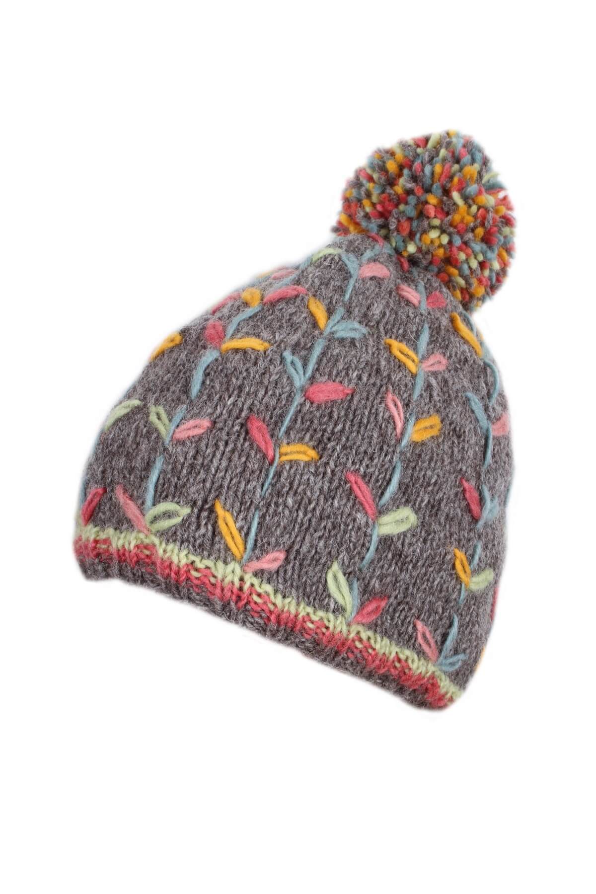 Kylemore Bobble Beanie Grey