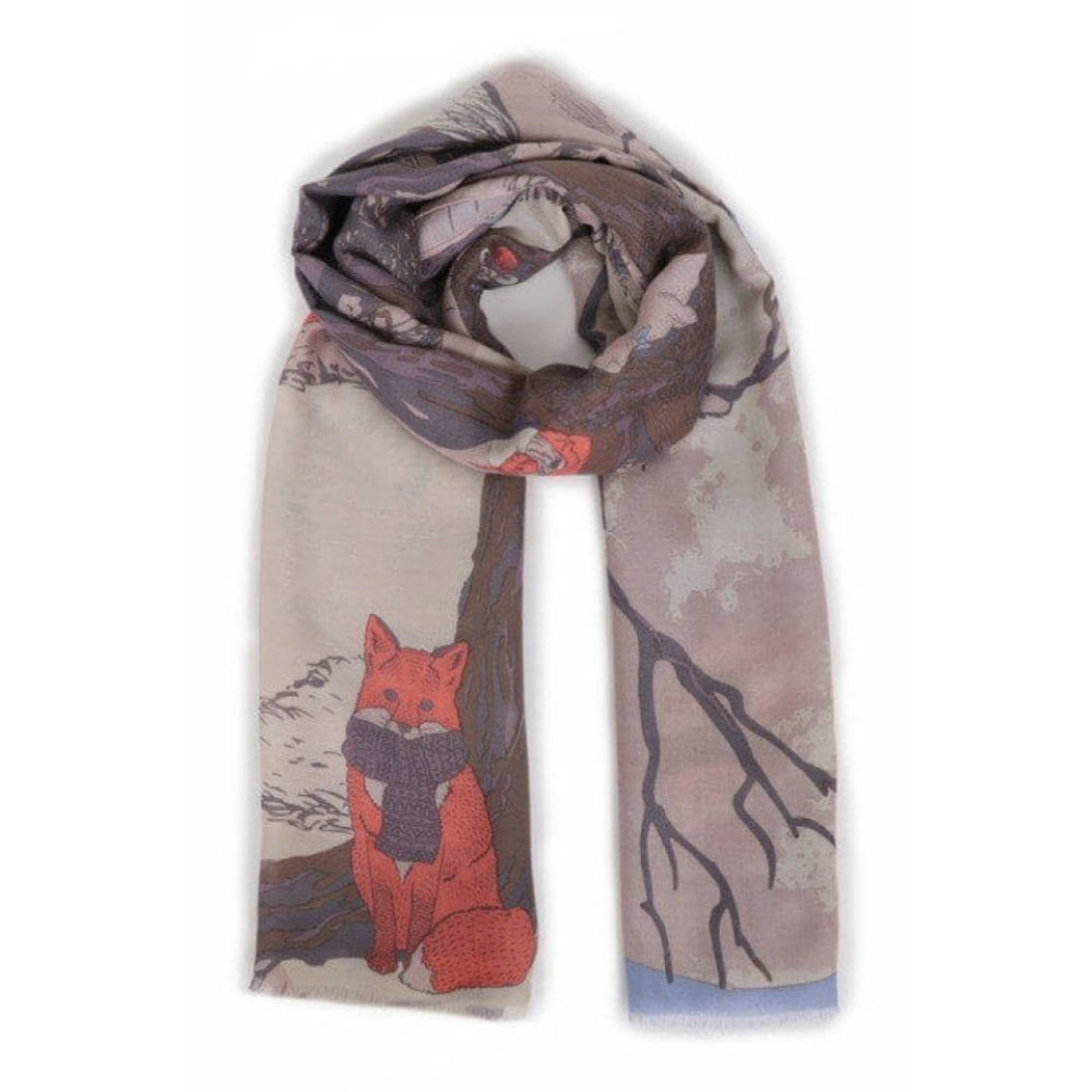 Winter Chums Print Scarf