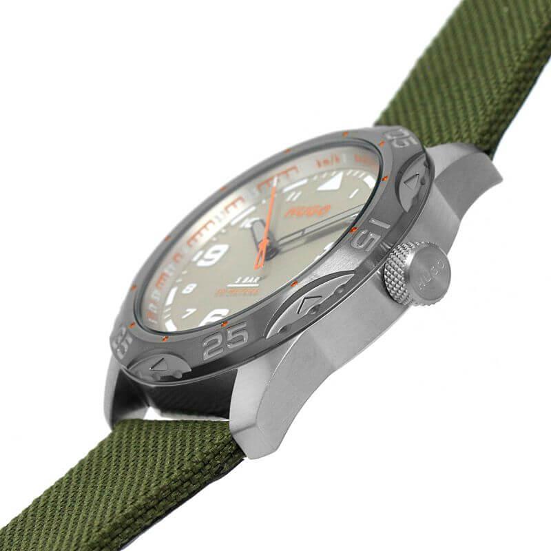 #TREK Military Green Strap Gents Watch