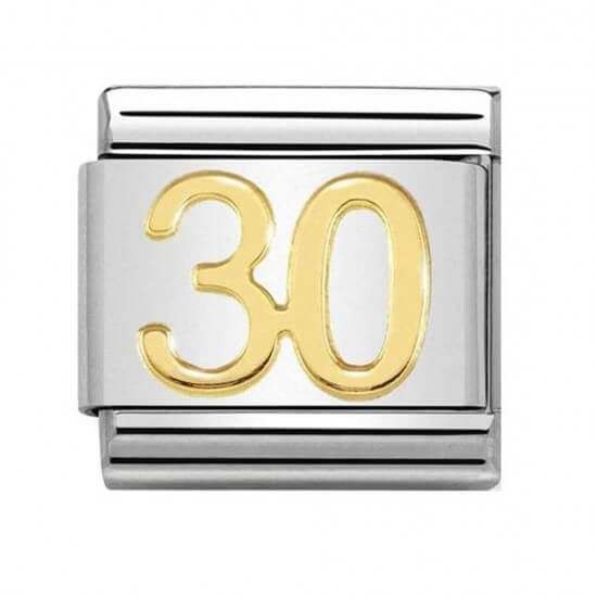 Composable Classic 18k Gold '30' Link