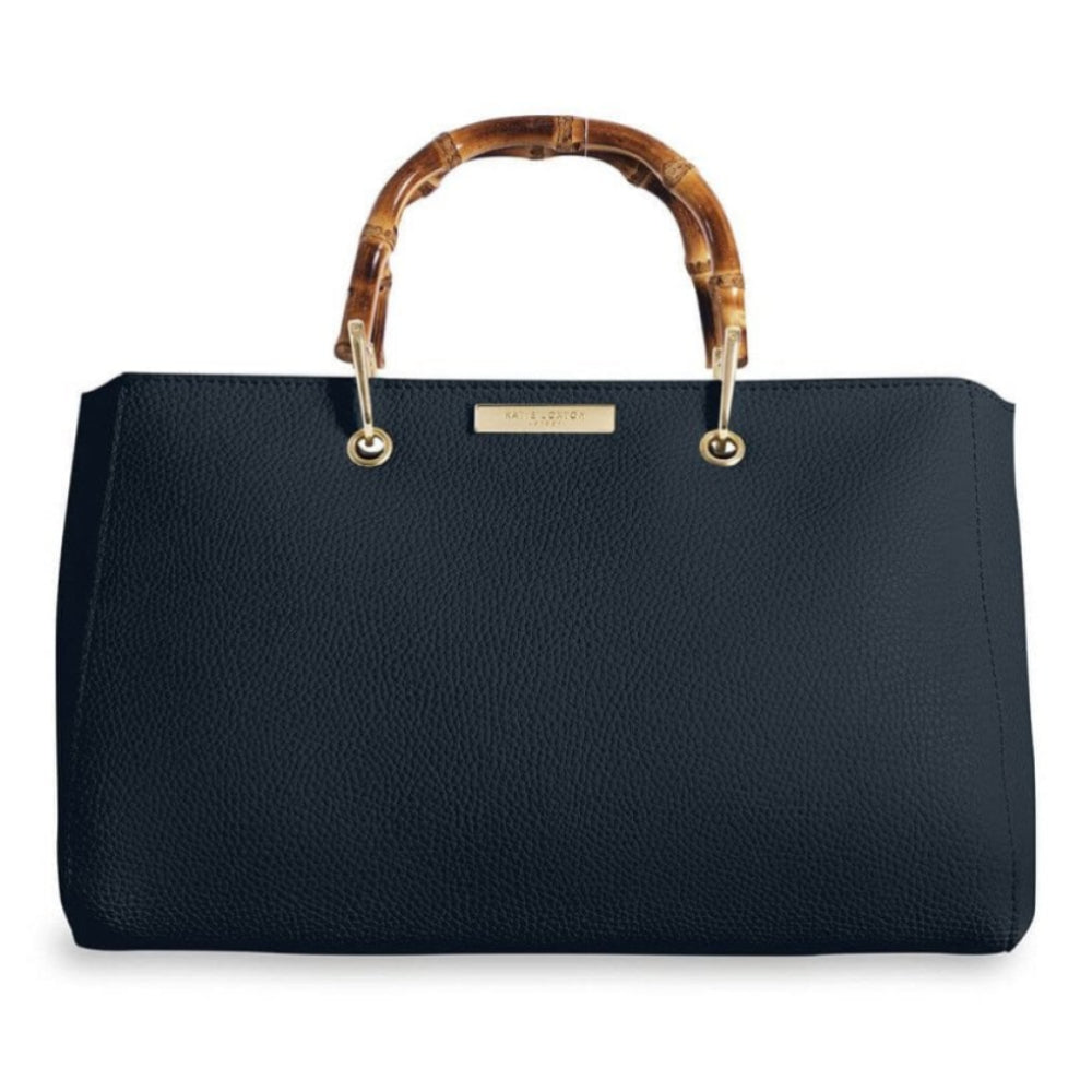 Avery Bamboo Bag | Navy | 20 X 33 X 18cm
