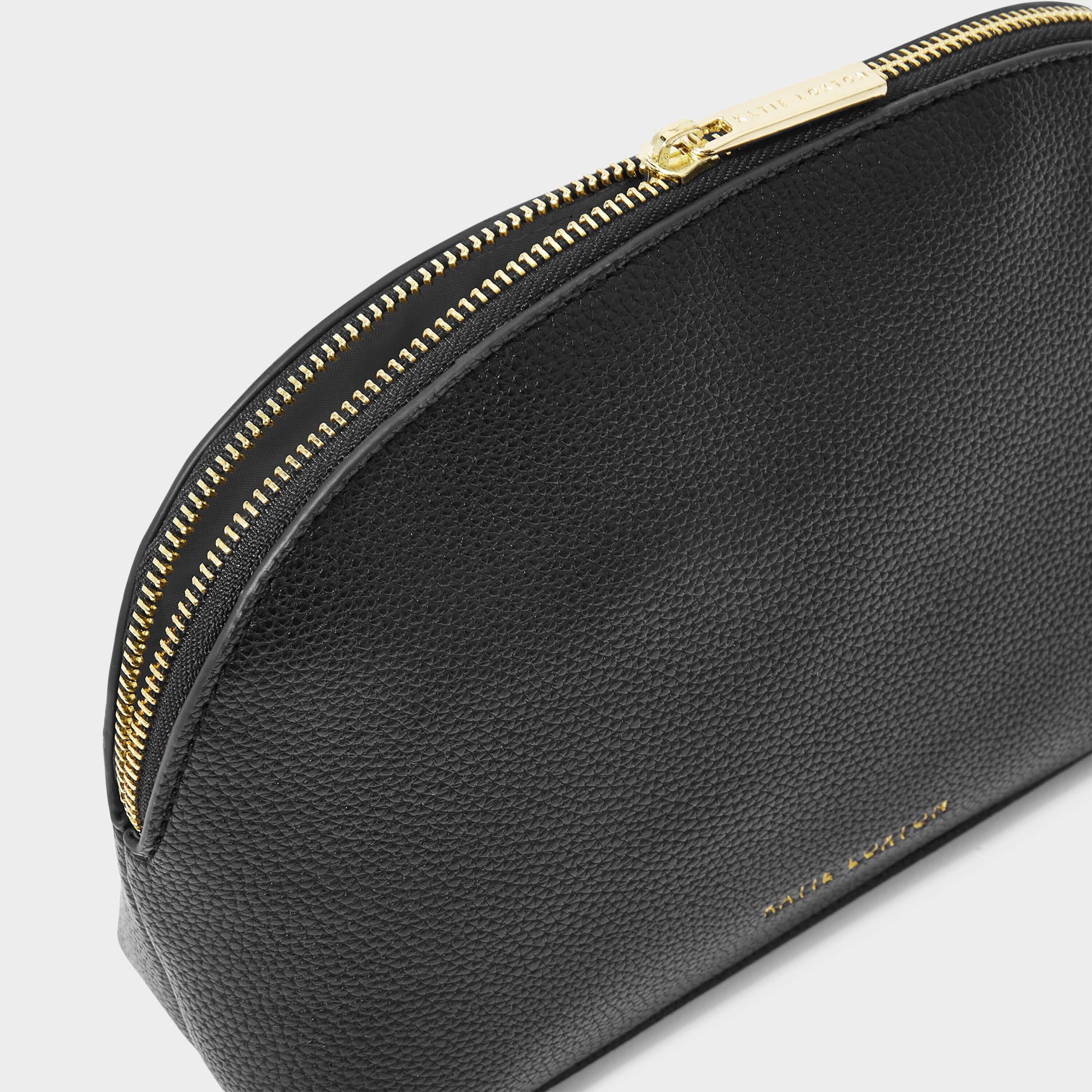 Secret Message Wash Bag | Black | 17 X 24.5 X 8cm