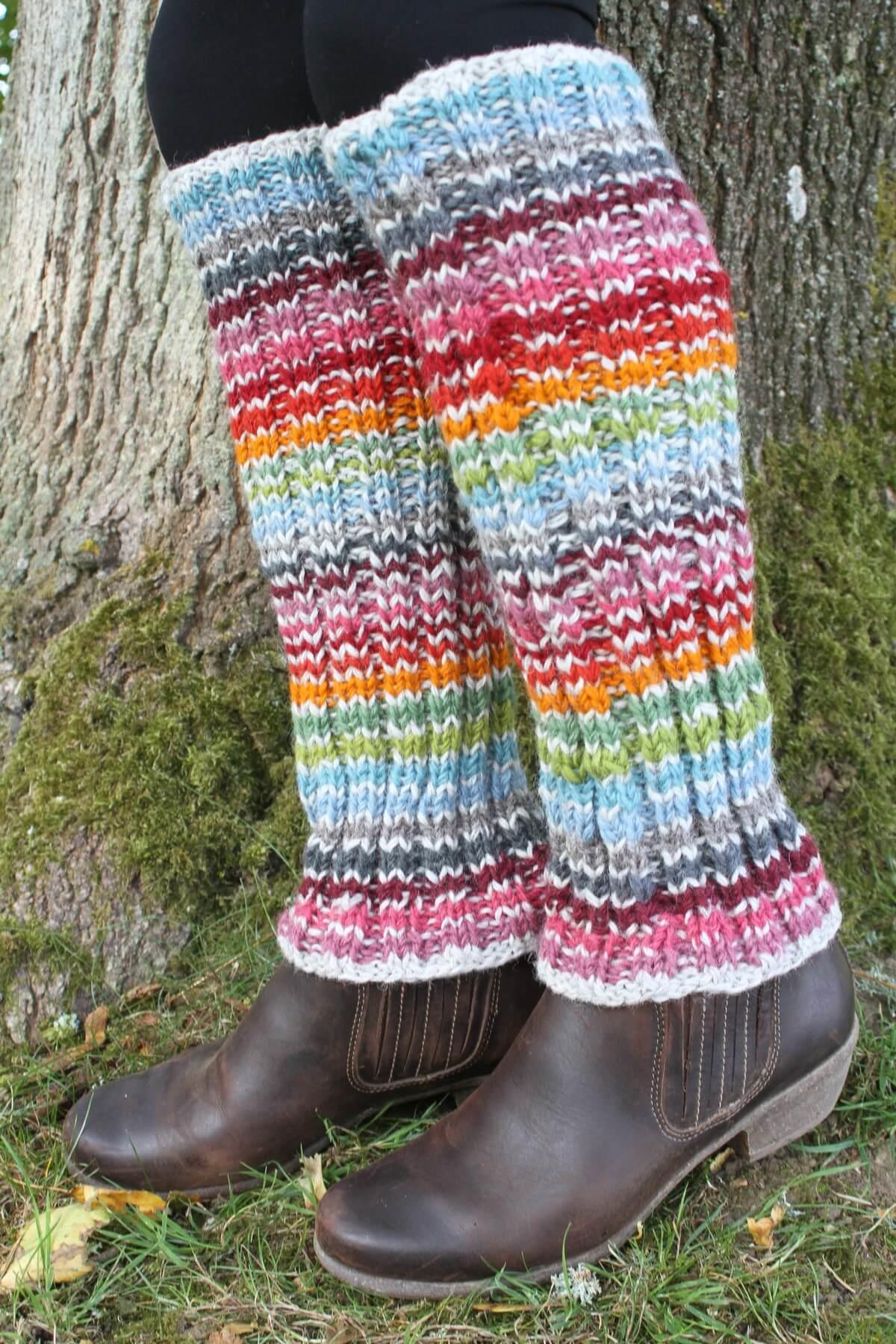 Hoxton Stripe Legwarmers