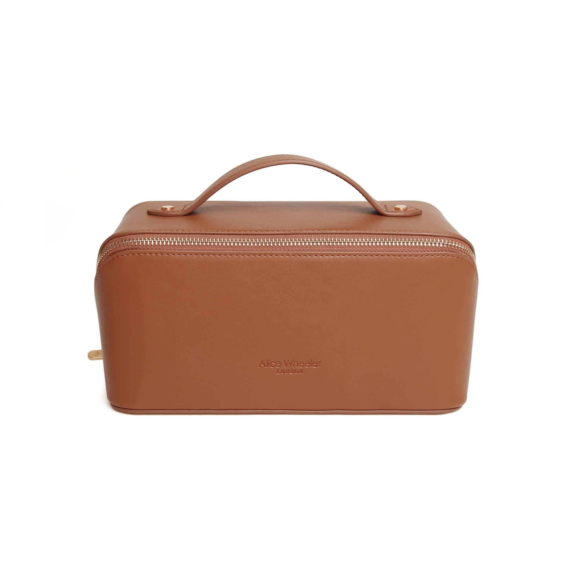London Train Case In Tan