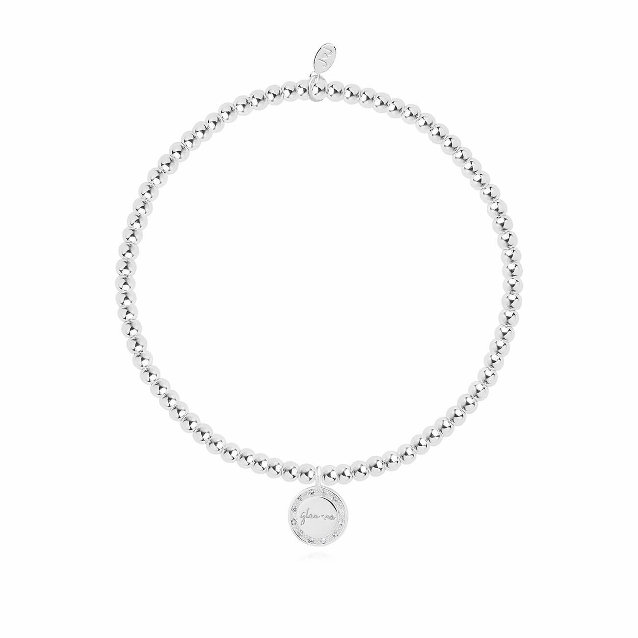 A Little | Glam-Ma | Silver | Bracelet | 17.5cm Stretch