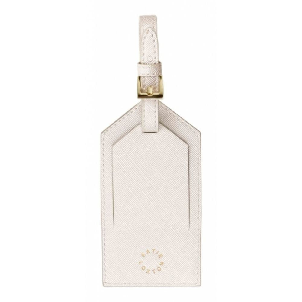 Baby Luggage Tag - My First Luggage Tag - Metallic White