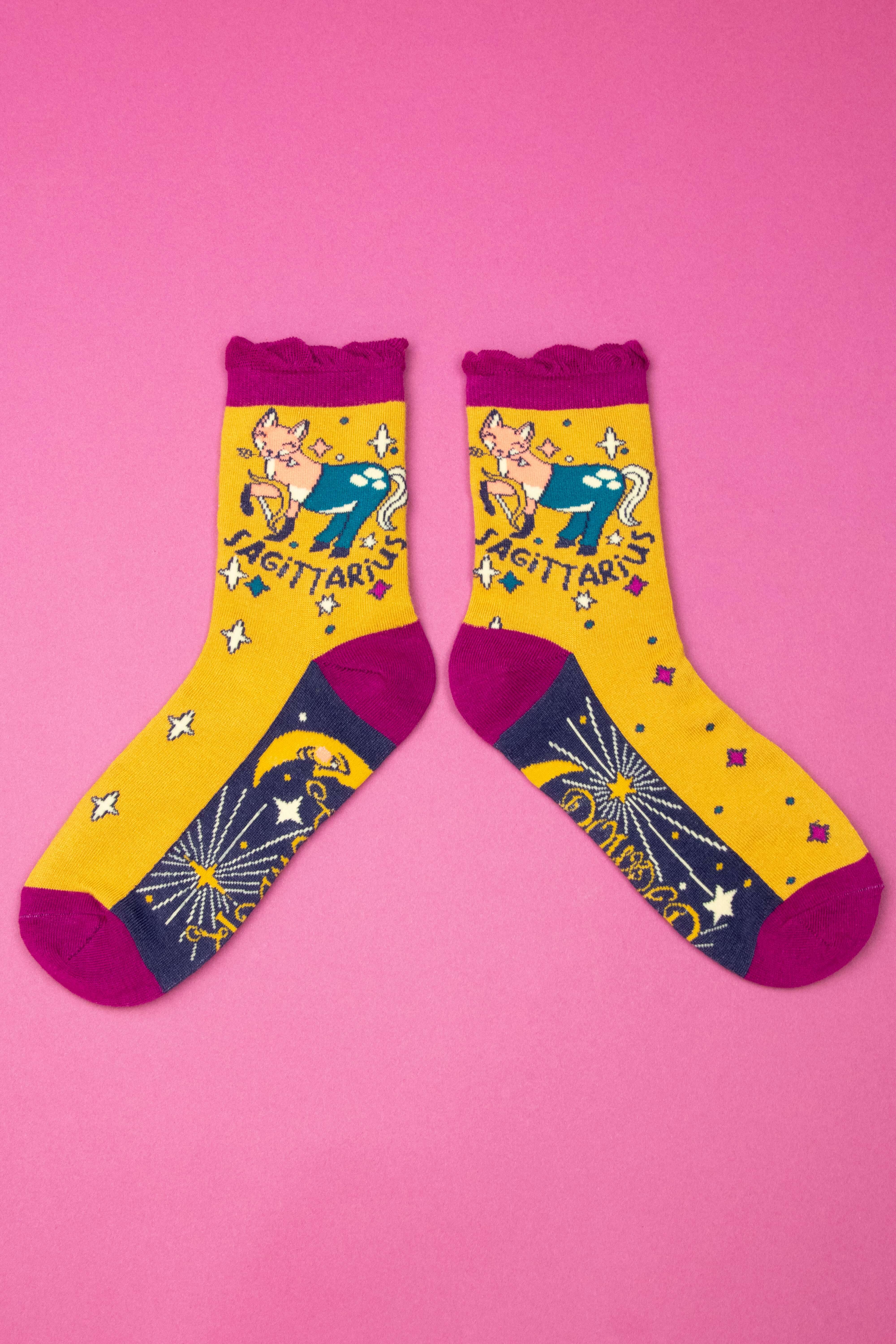 Zodiac Ankle Socks Sagittarius (22nd Nov - 21st Dec)