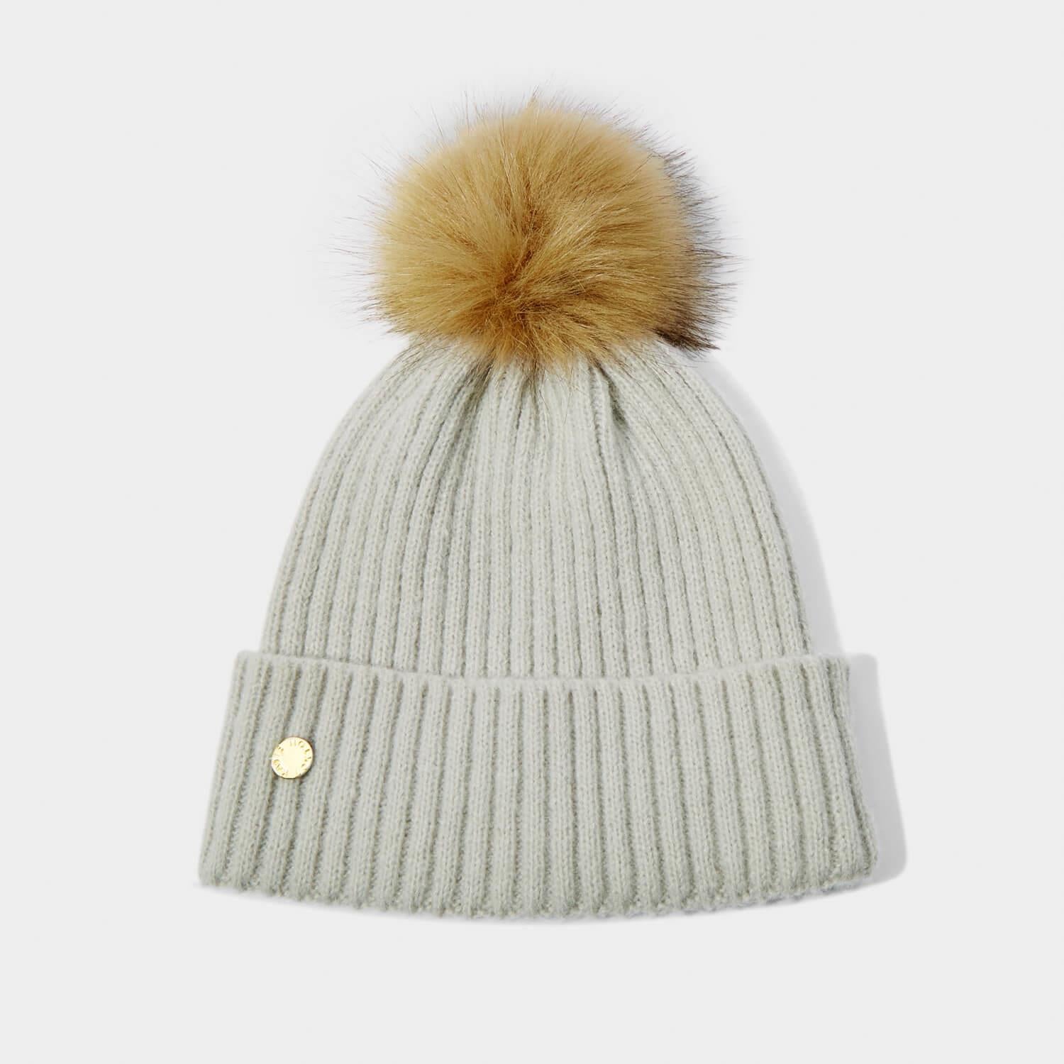 Knitted Hat in Cool Grey