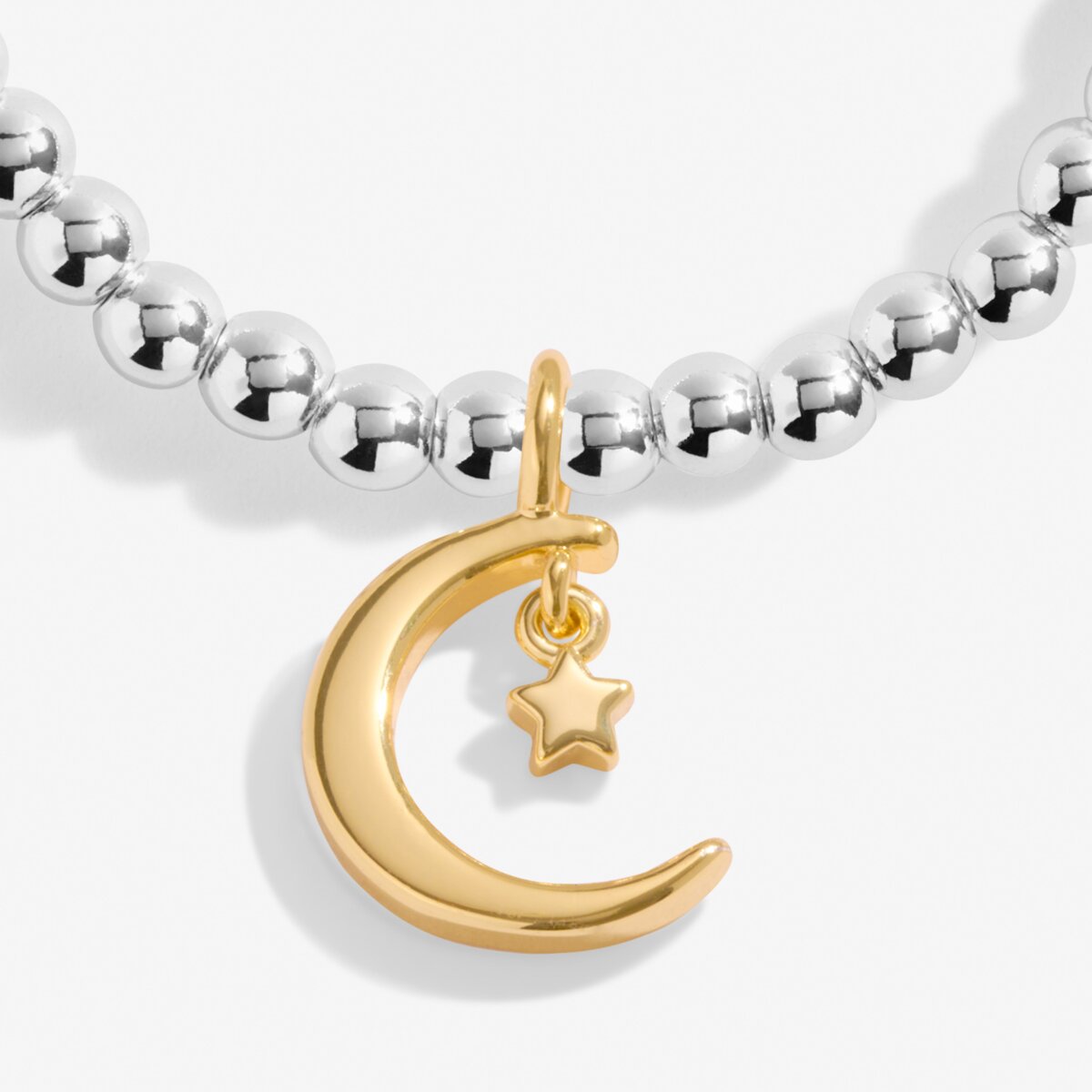 A Little 'Eid Mubarak' Silver & Gold Plated Bracelet