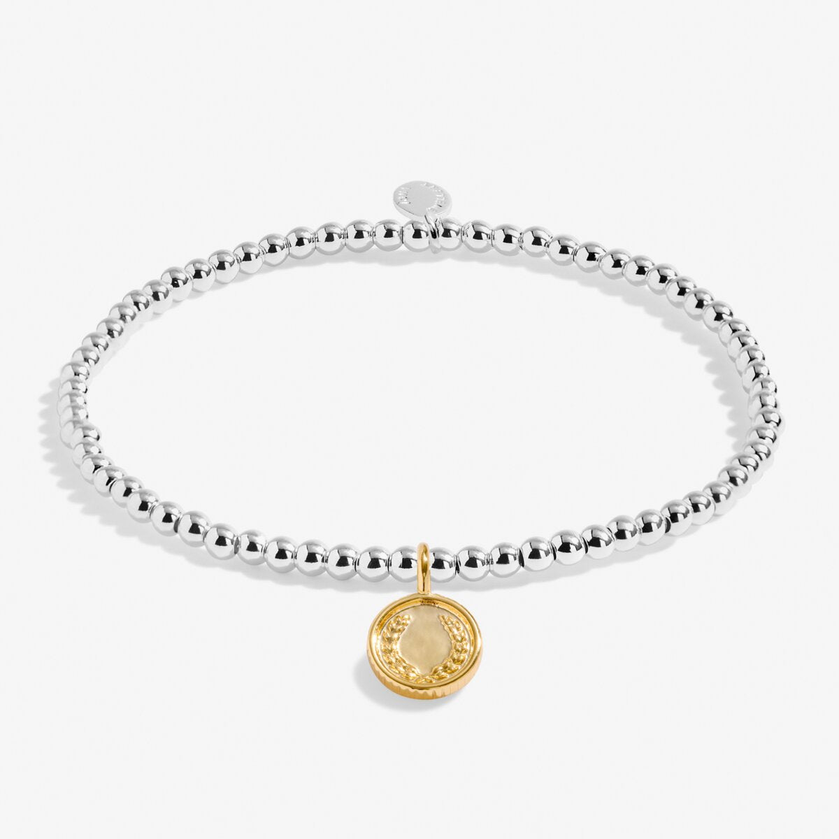 A Little 'Number One Coach' Silver & Gold Plated Bracelet