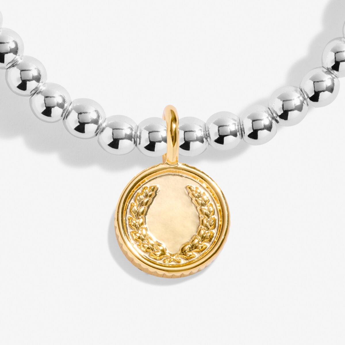 A Little 'Number One Coach' Silver & Gold Plated Bracelet