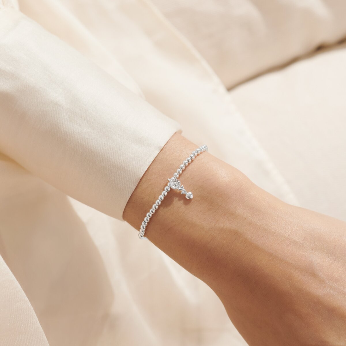 A Little 'Teachers Plant Seeds That Grow Forever' Silver Plated Bracelet