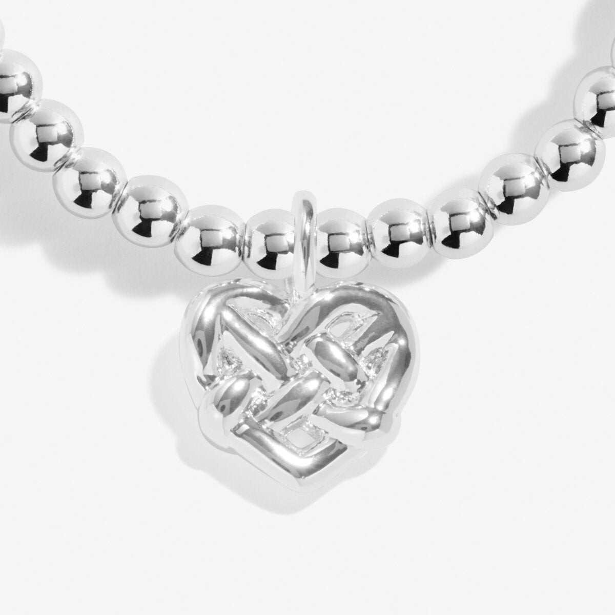 A Little 'Friendship Is A Knot That Cannot Be Untied' Silver Plated Bracelet