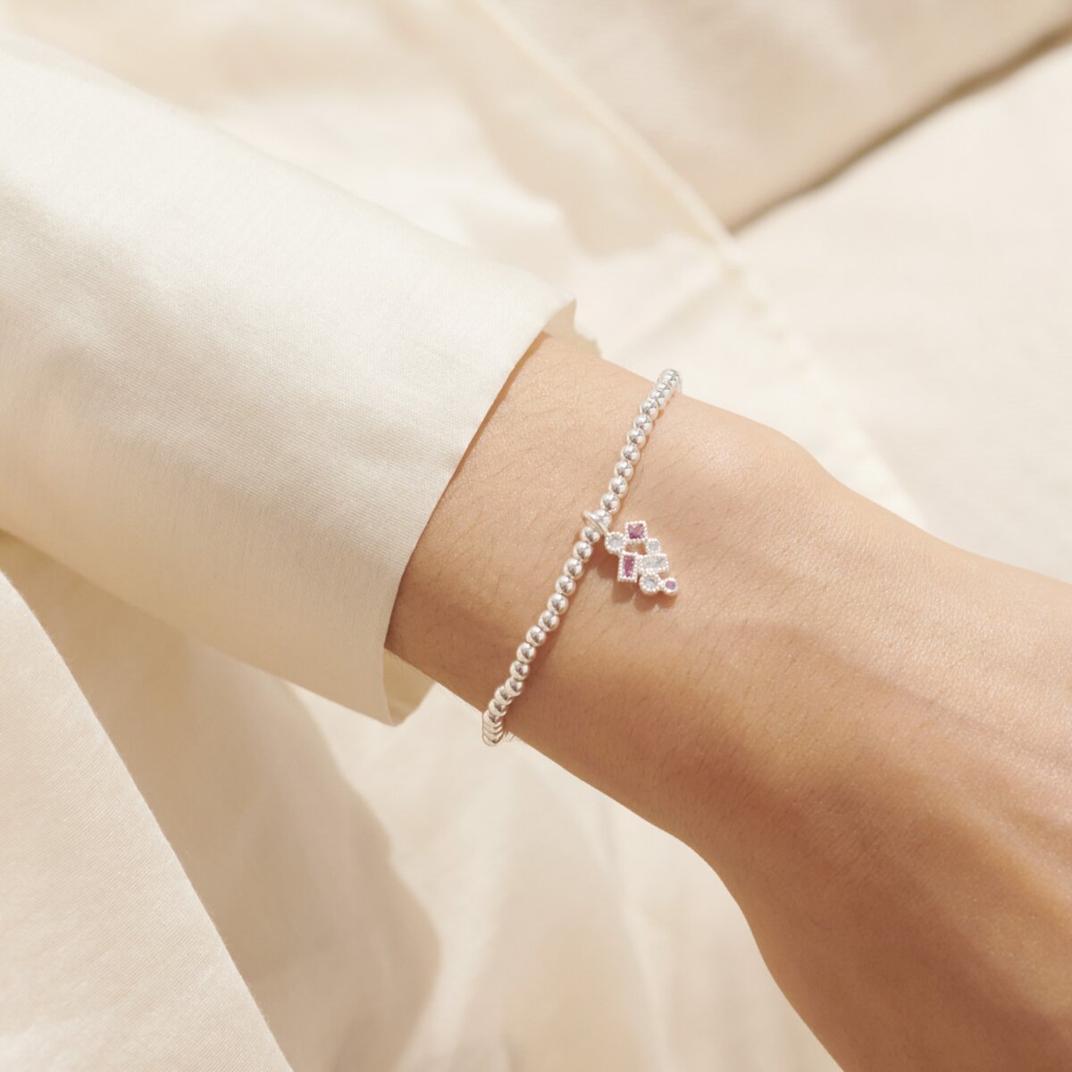 A Little 'Happiest Of Birthdays' Silver Plated Bracelet