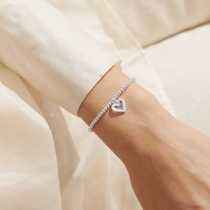 A Little Silver Plated 'Forever Thankful You Are My Friend' Bracelet
