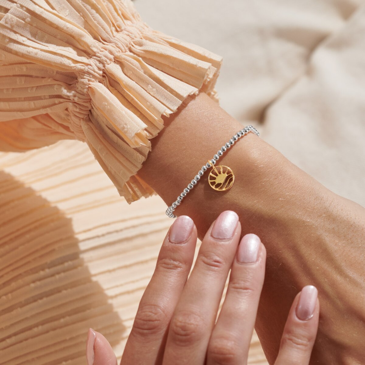 A Little 'Trust In The Magic Of New Beginnings' Silver & Gold Plated Bracelet