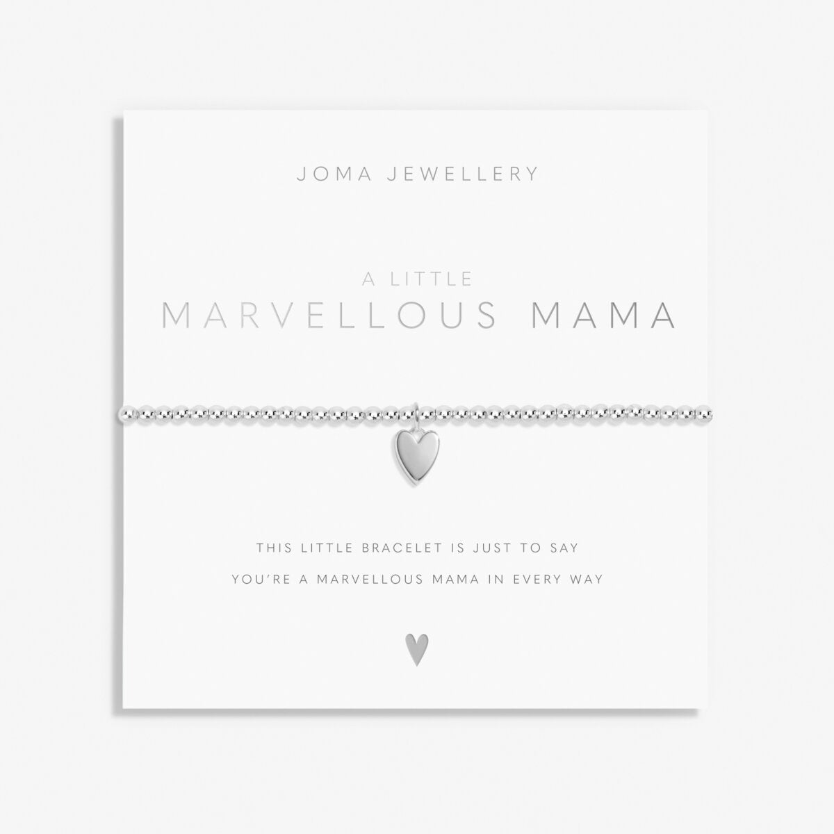 A Little 'Marvellous Mama' Silver Plated Bracelet