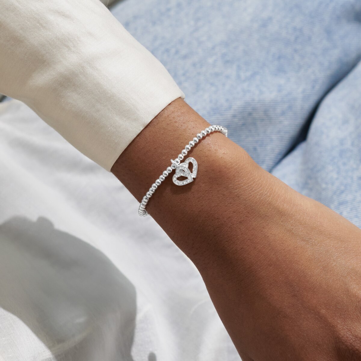 A Little 'Wedding Wishes' Silver Plated Bracelet