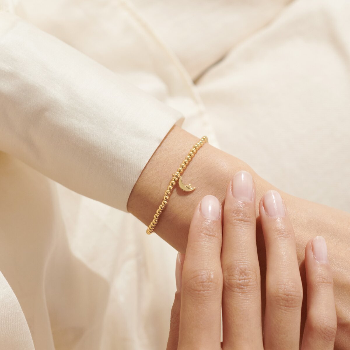 A Little 'Love You To The Moon & Back' Gold Plated Bracelet